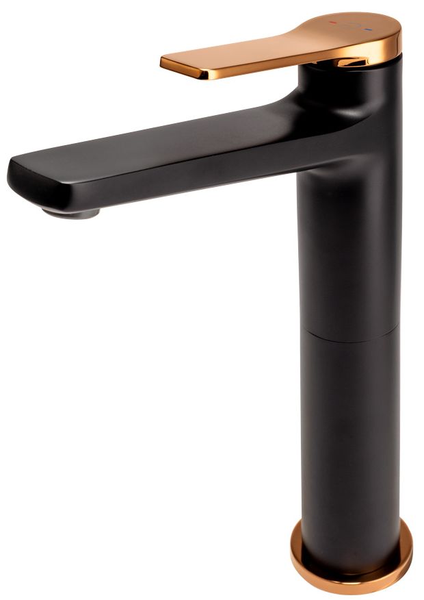 FDesign Seppia grifo para lavabo de pie negro FD1-SPA-2L-25