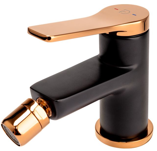 FDesign Seppia grifo para bidé de pie negro FD1-SPA-6-25