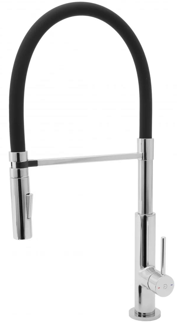 FDesign Avanza grifo de cocina de pie cromo-negro FD1-A08-4B-11