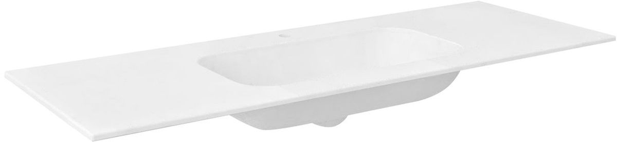 Sapho Aruba lavabo 150x51.5 cm rectangular para mueble blanco AR150-B1M