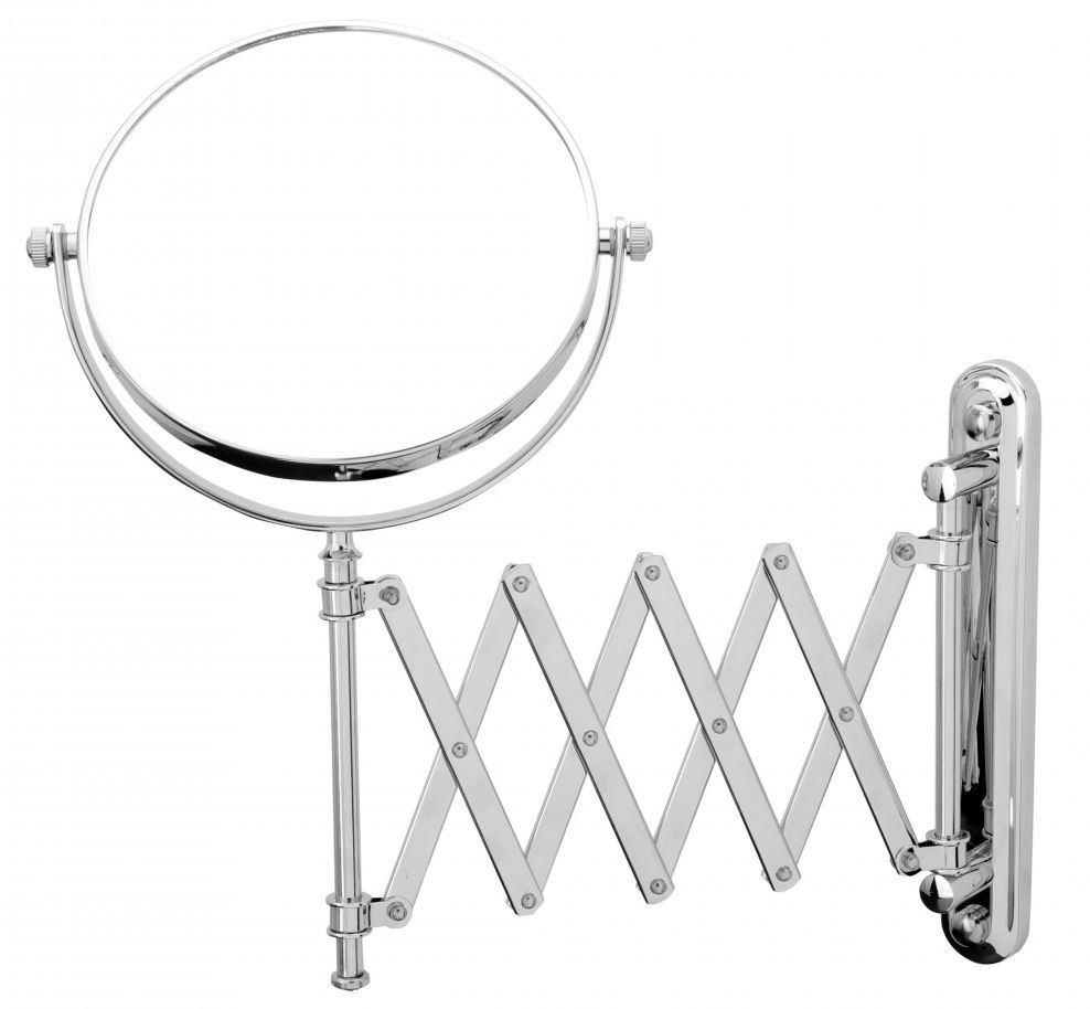 FDesign Travel espejo cosmético 15x50.4 cm redondo cromo FD6-TRL-50-11