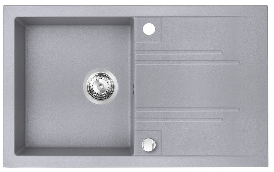 FDesign Carioca fregadero de granito 78x48 cm gris/grafito/ónix FD9-13-4878-44