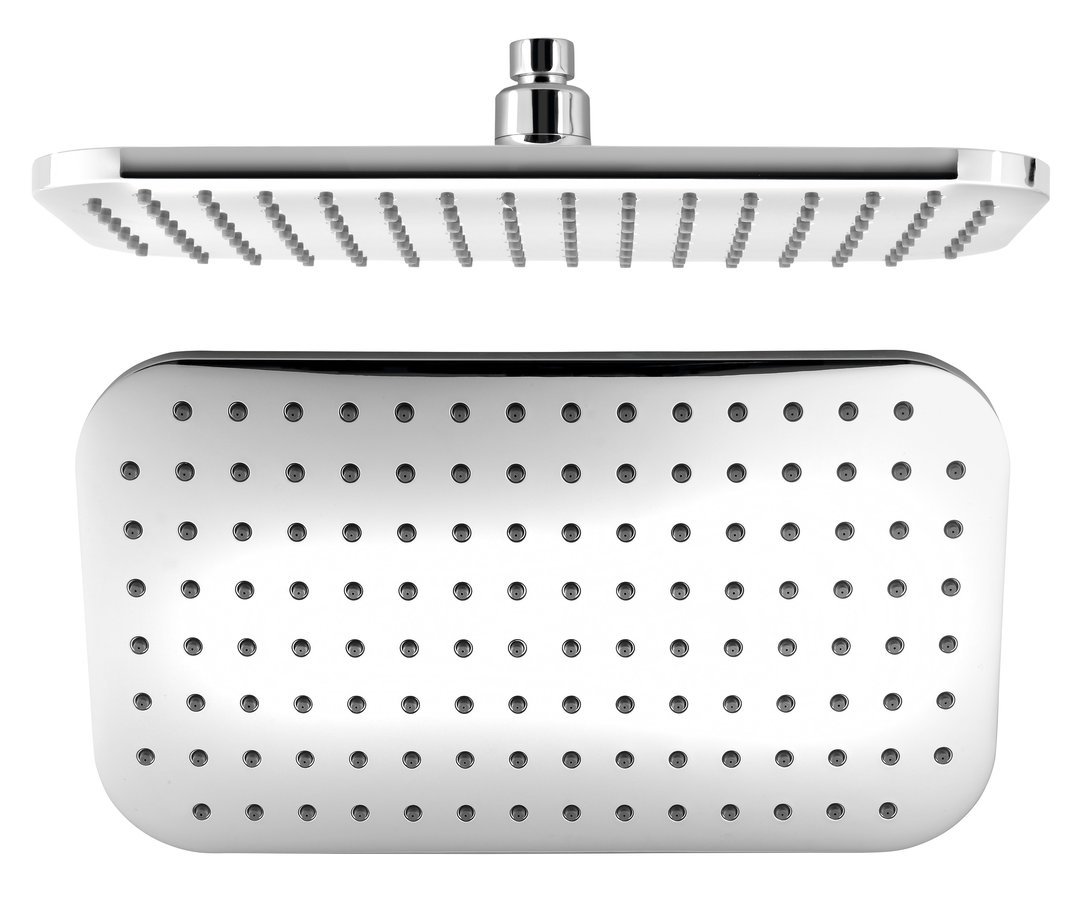 Aqualine ducha con efecto lluvia 35x20 cm rectangular cromo SC235