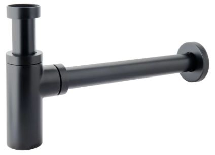 FDesign Kleome sifón de lavabo botella negro FD7-203-22