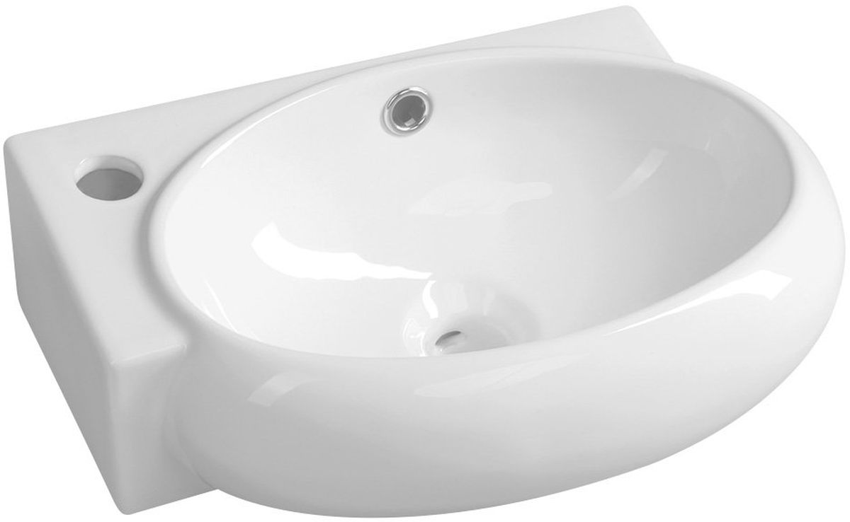 Sapho Small lavabo 43x28.5 cm clásico blanco AR498