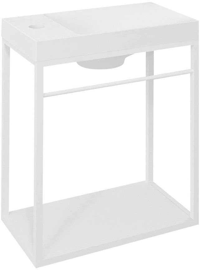 Sapho Crest consola 39.5x21.7x45 cm blanco AR502