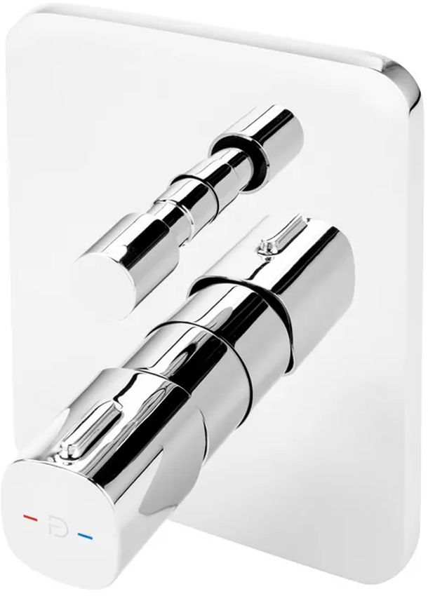 FDesign Meandro grifo de bañera y ducha empotrado cromo FD1-MDR-7P-11