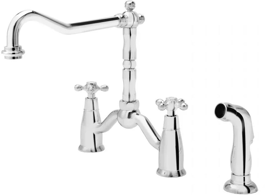 FDesign Lacrima grifo de cocina de pie cromo FD1-LRA-8-11