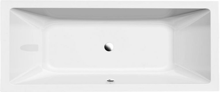 Aqualine Nisa bañera rectangular 180x70 cm blanco A1870