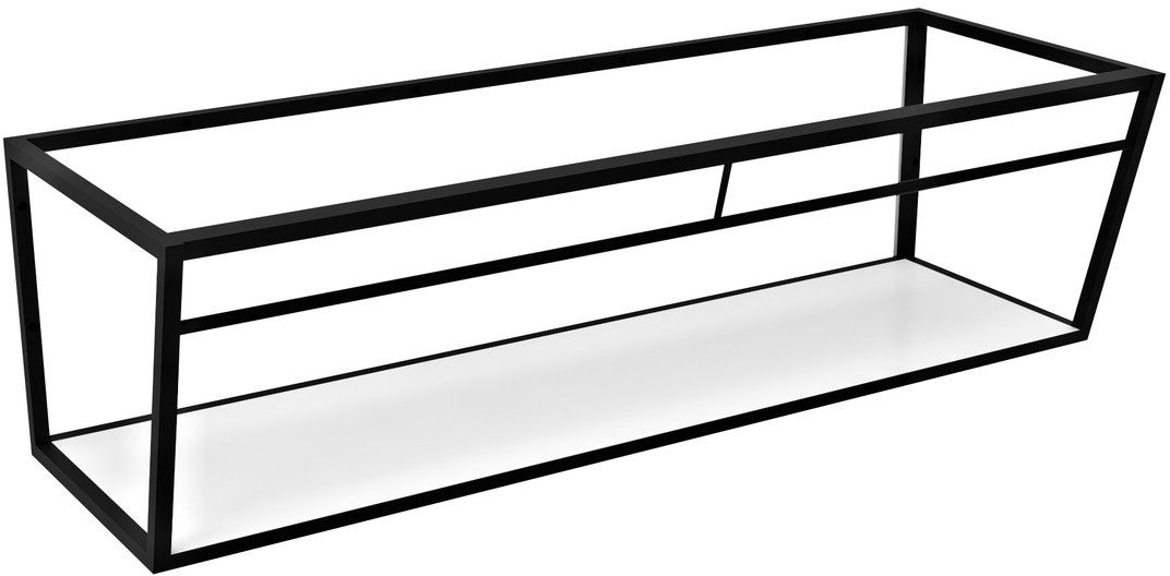 Sapho Aruba consola 218.4x49x40 cm suspendido, lateral negro ARK220