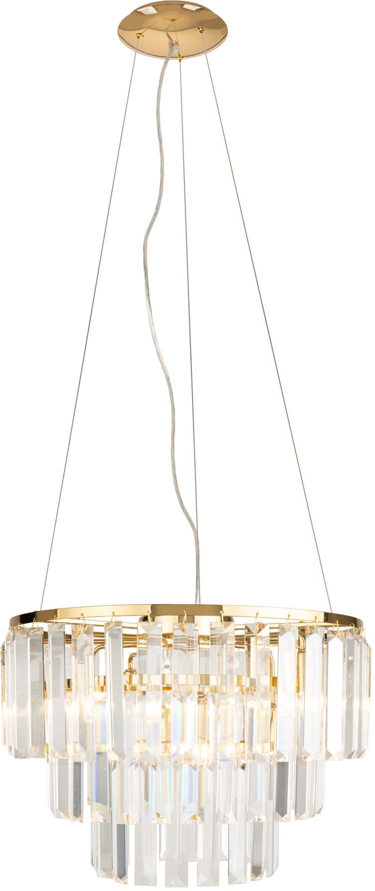 MaxLight Monaco lámpara colgante x40 W oro P0423