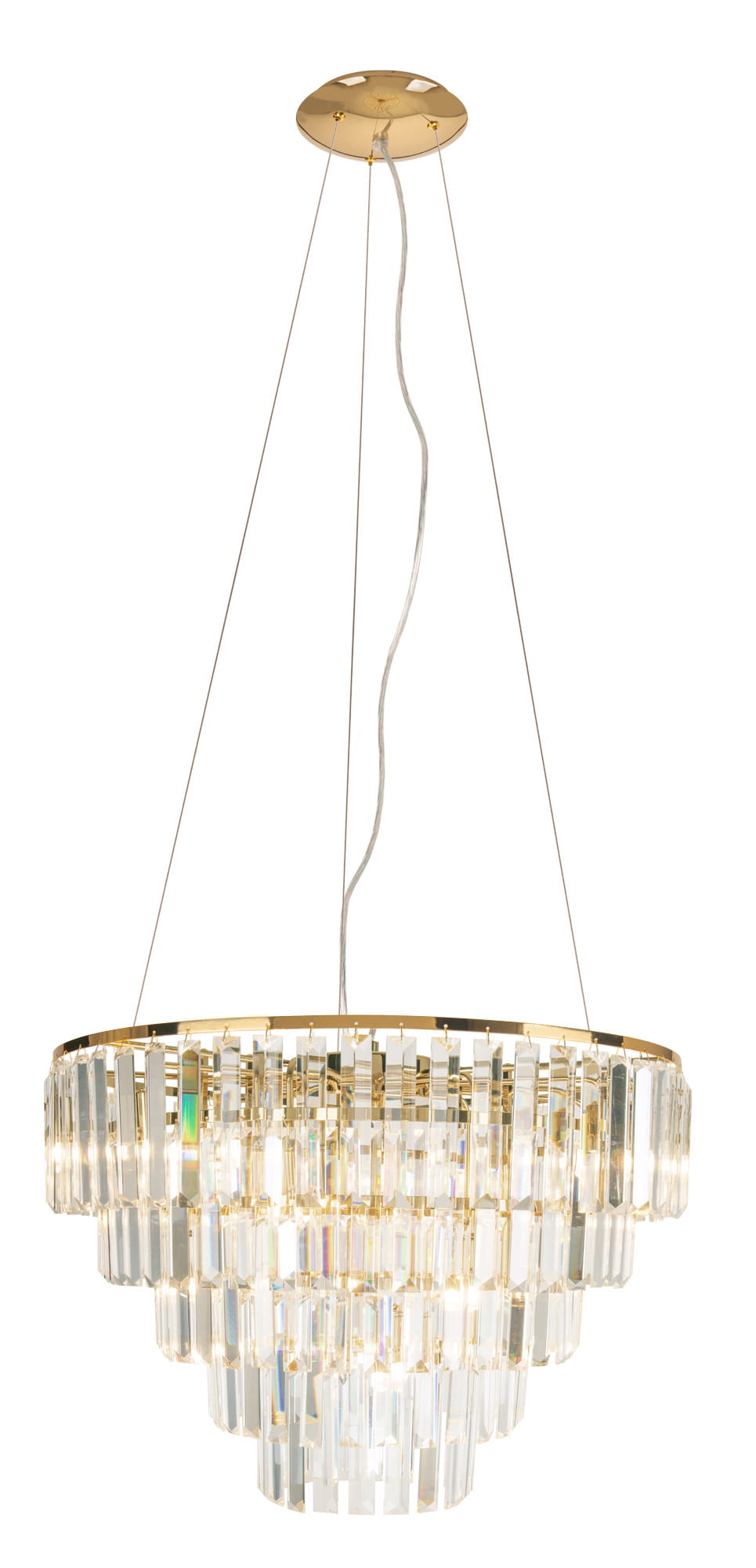 MaxLight Monaco lámpara colgante x40 W oro P0424