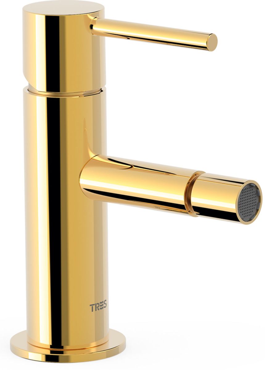Tres Study Exclusive grifo para bidé de pie oro 06212001OR