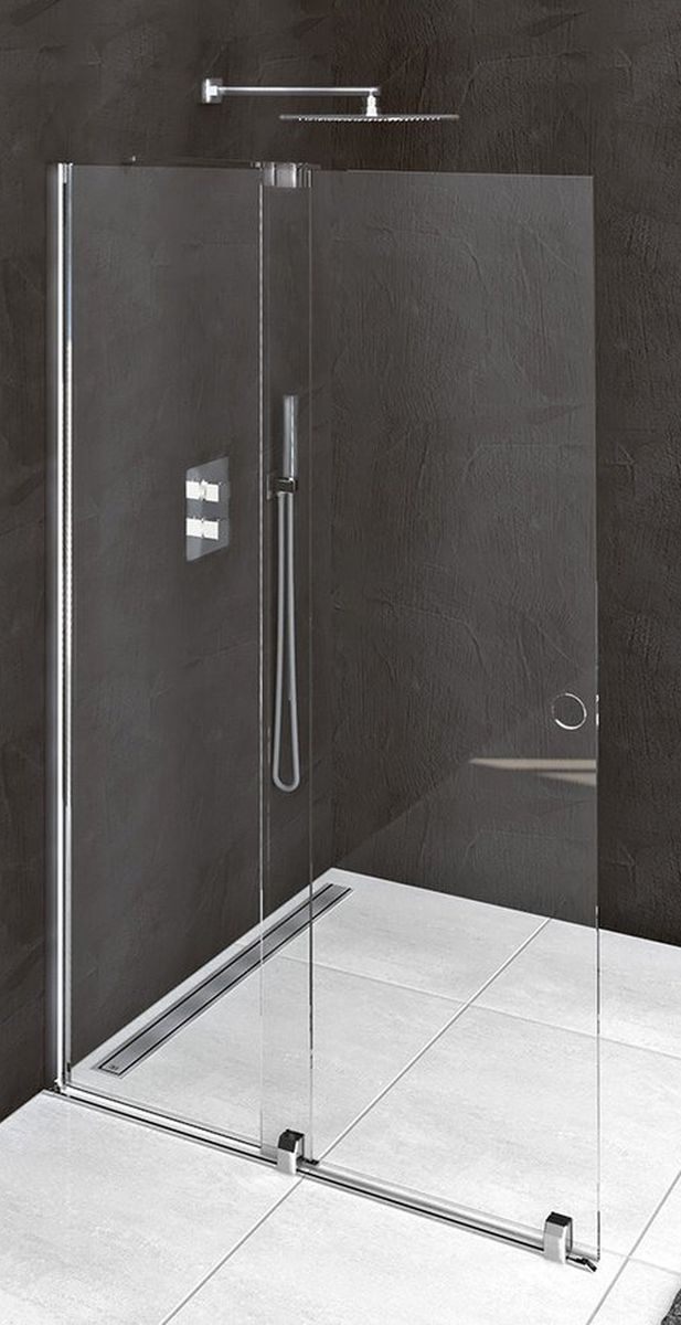 Polysan Modular Shower puerta de ducha 160 cm corredera cromo brillante/vidrio transparente MS5-160