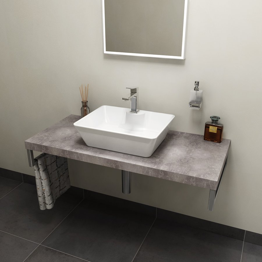 Sapho Avice encimera 70x49.5 cm grafito-gris AV077