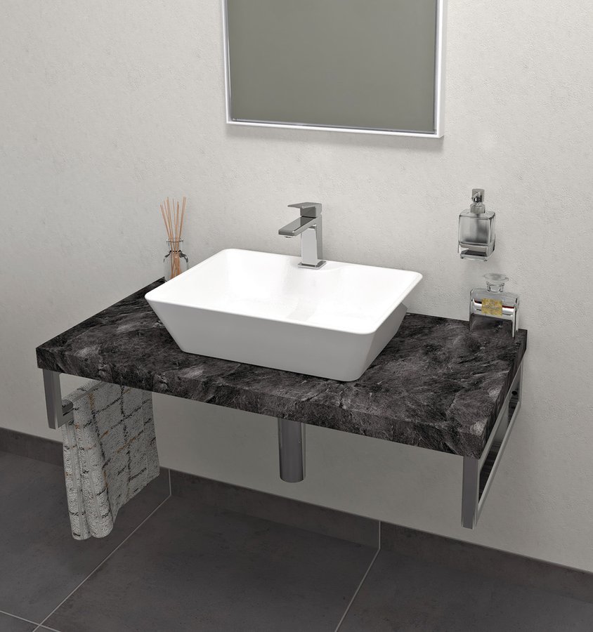 Sapho Avice encimera sobre armario 80x49.5 cm grafito AV089
