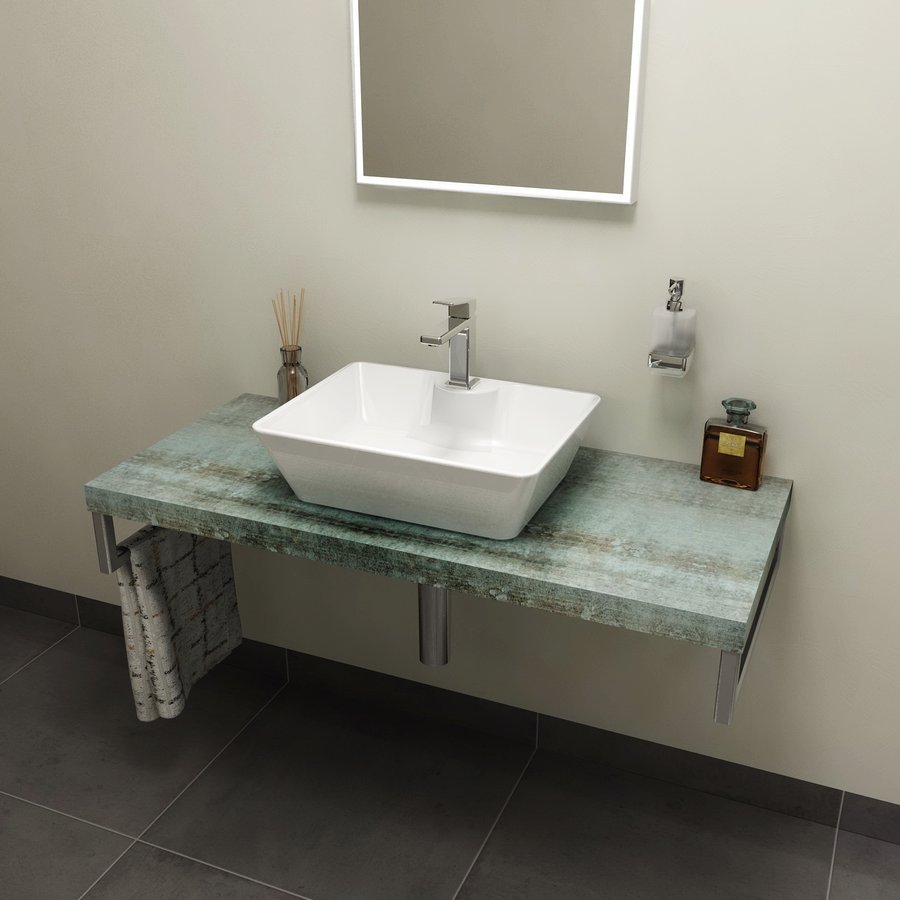 Sapho Avice encimera 90x49.5 cm grafito-azul AV096
