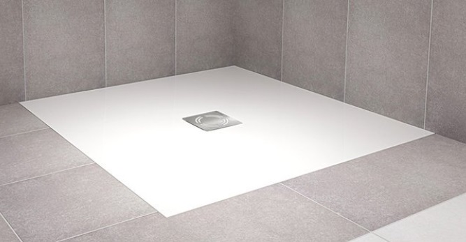 Polysan Flexia plato de ducha cuadrado 80x80 cm blanco 72941MAT