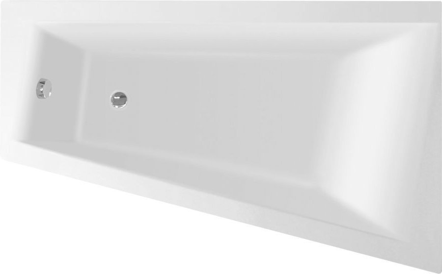 Aqualine Metuje bañera de esquina 160x100 cm derecha blanco G2611