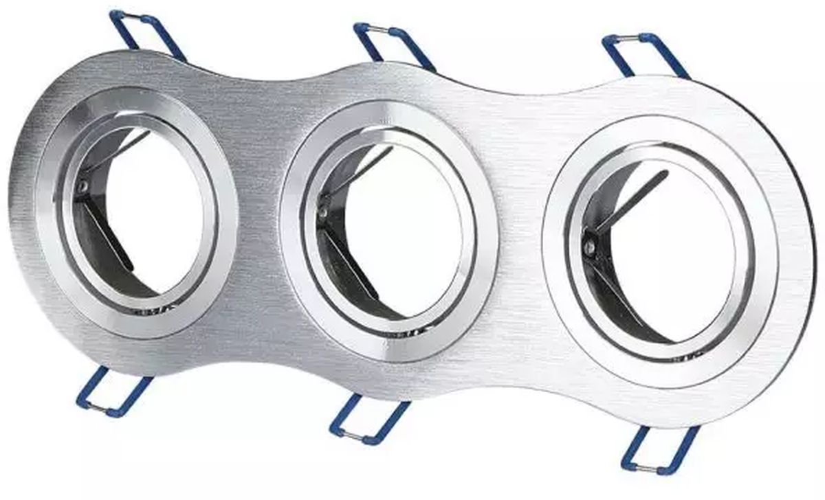 V-TAC lámpara empotrada 3x W aluminio 3604