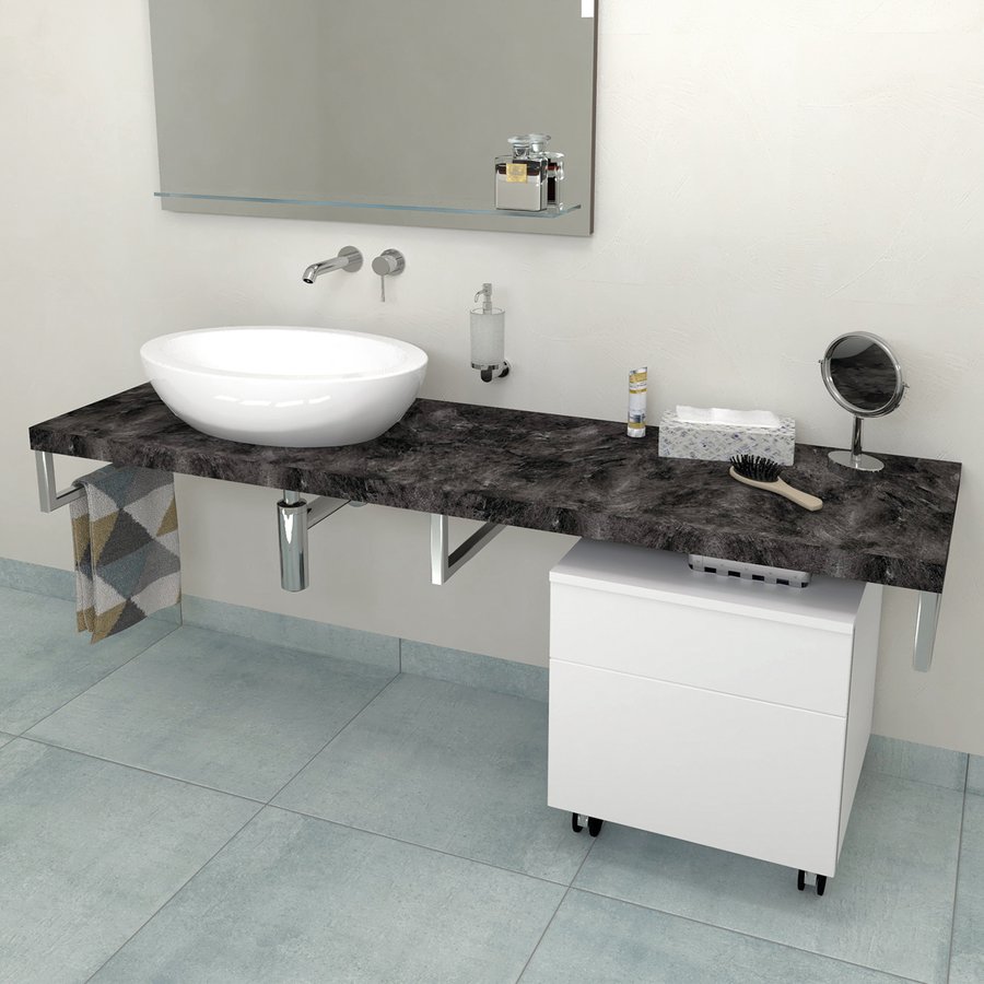 Sapho Avice encimera 160x49.5 cm grafito AV169
