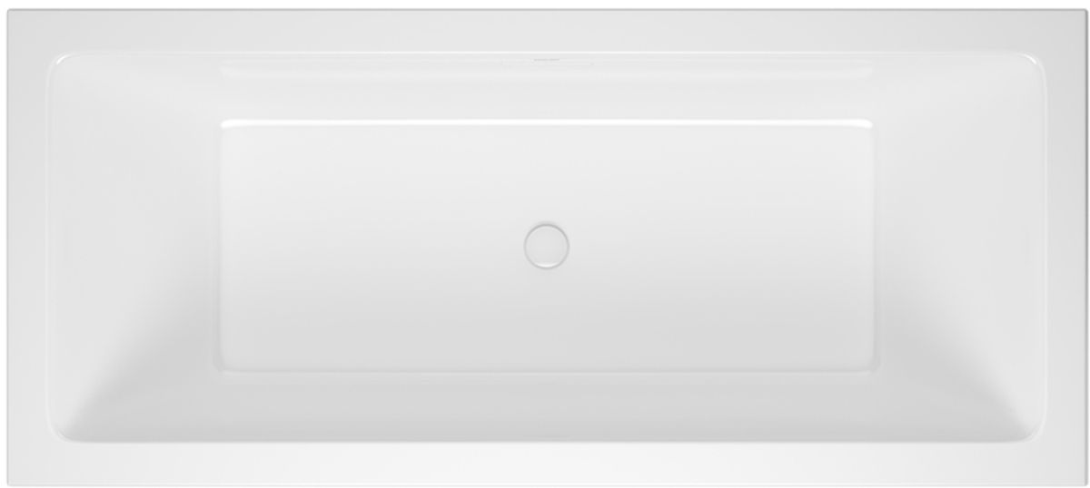 Conjunto bañera rectangular Excellent Heaven Slim WAEX.HEV17WHS, sifón para bañera Excellent Flow ARIN.FLOW.WH