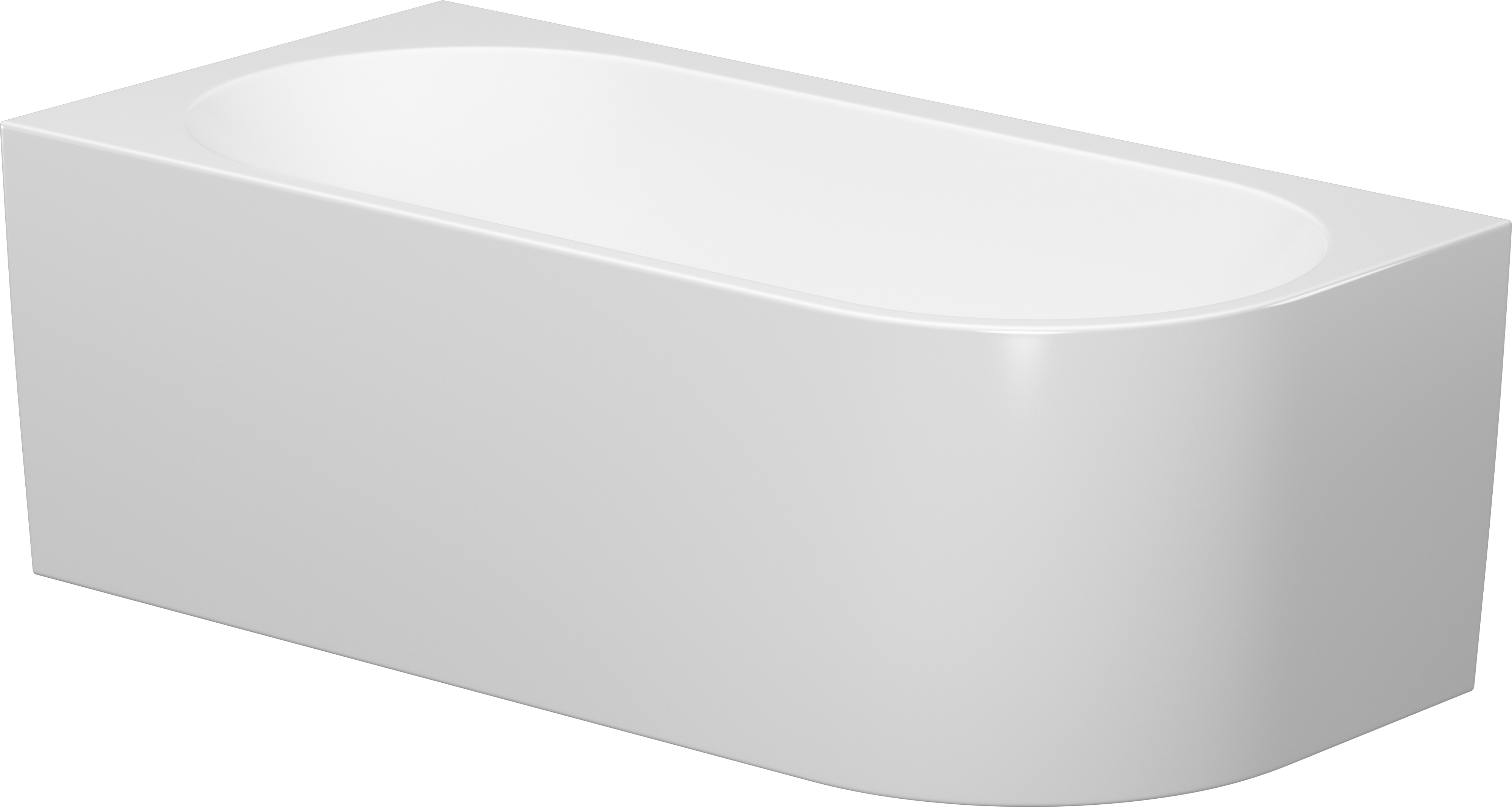 Cersanit Crea bañera exenta 170x82 cm oval blanco S301-329