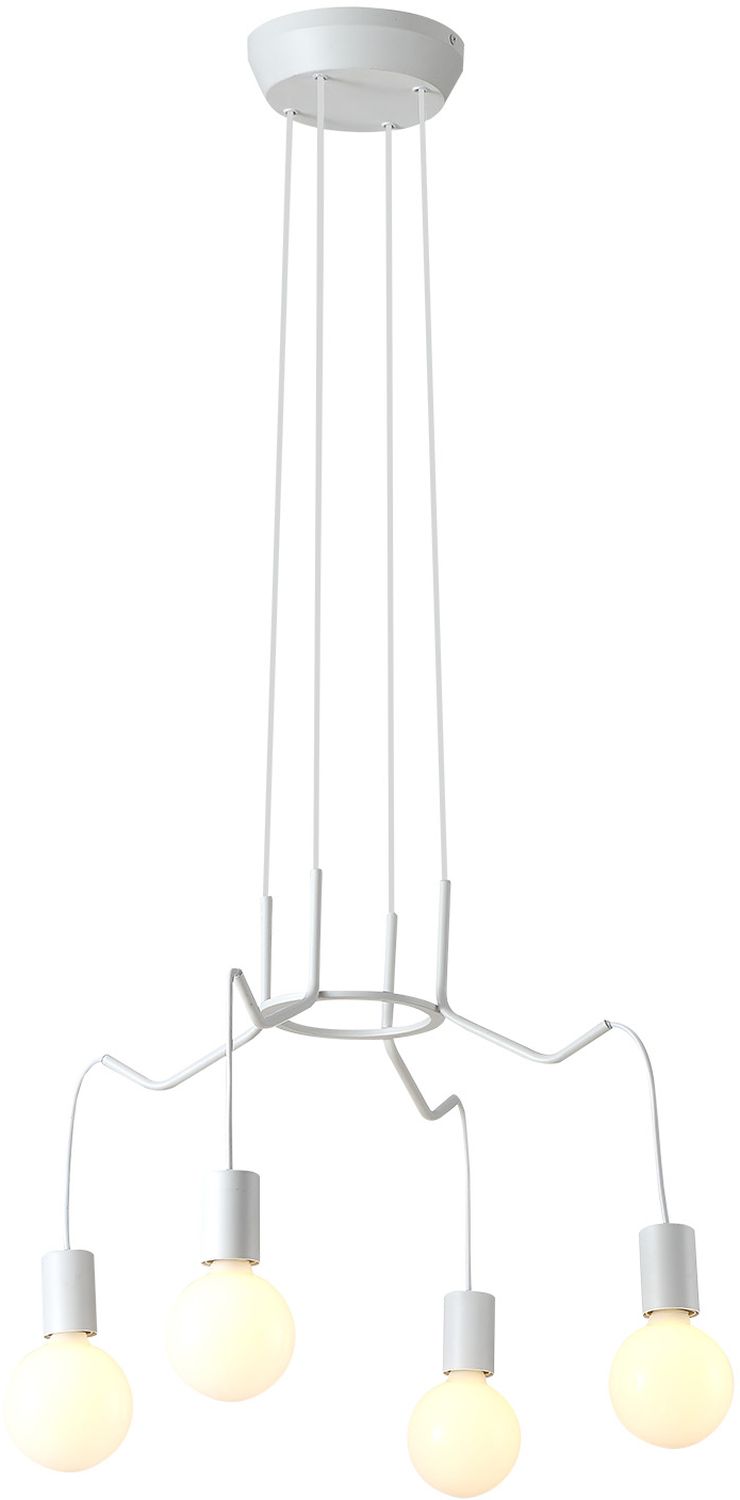 Candellux Basso lámpara colgante 4x40 W blanco 34-71002