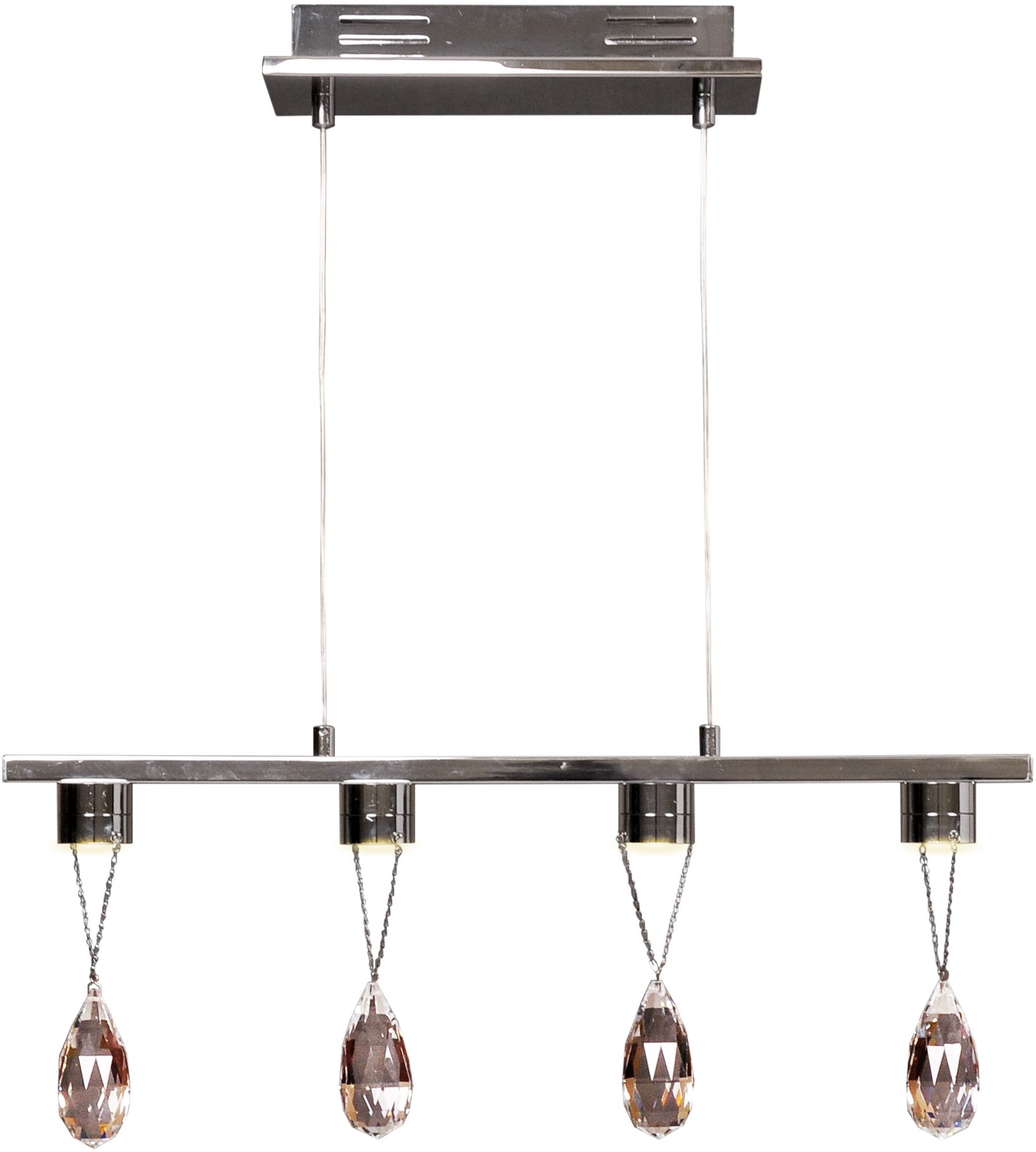 Candellux Prisma lámpara colgante 4x3 W cromo 34-25708