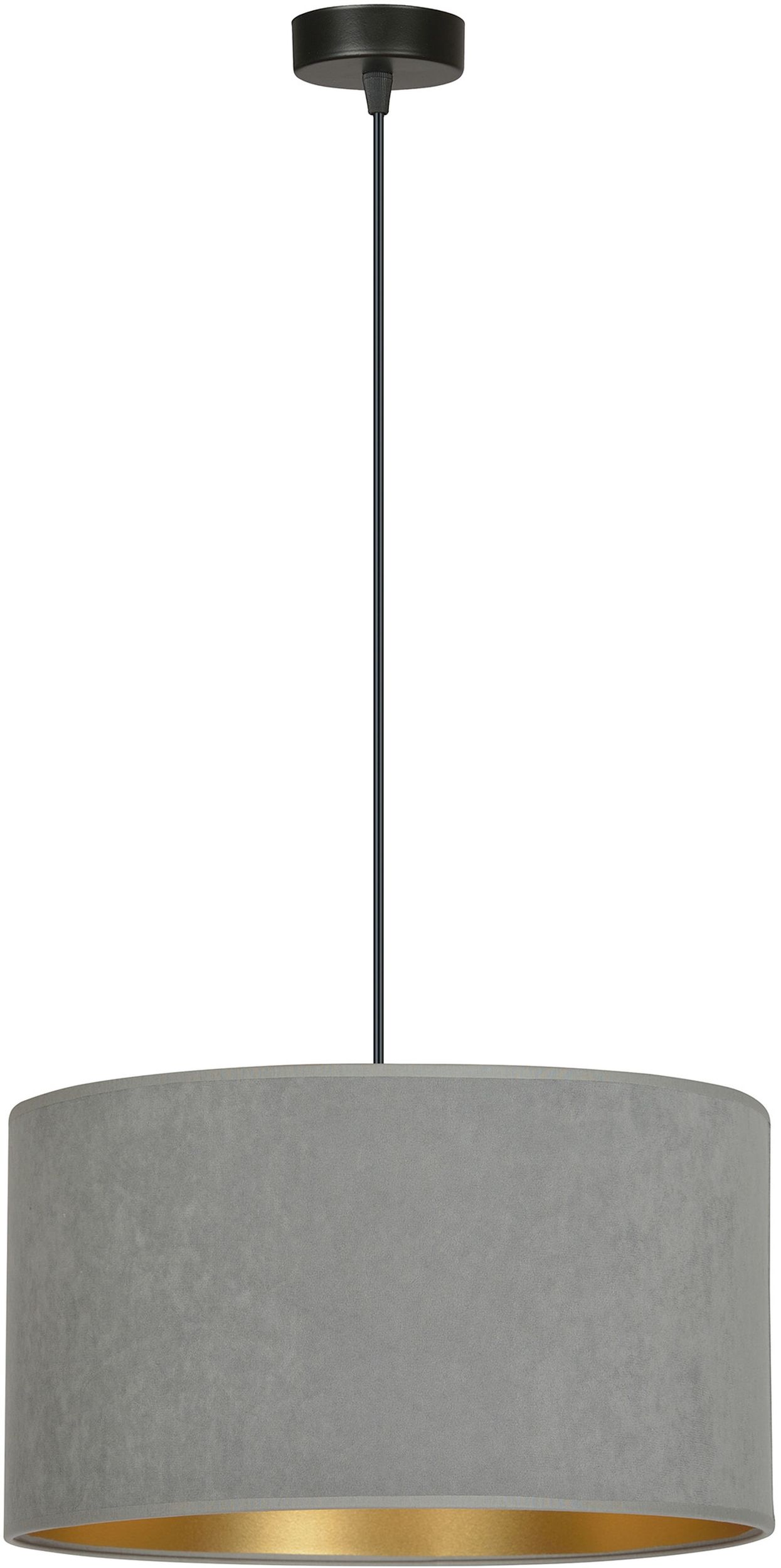 Emibig Hilde lámpara colgante 1x15 W negro-oro-gris/gris ceniza 1050/1