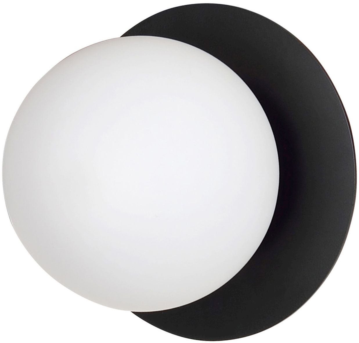 Emibig Minerva lámpara de pared 1x10 W blanco-negro 612/K1