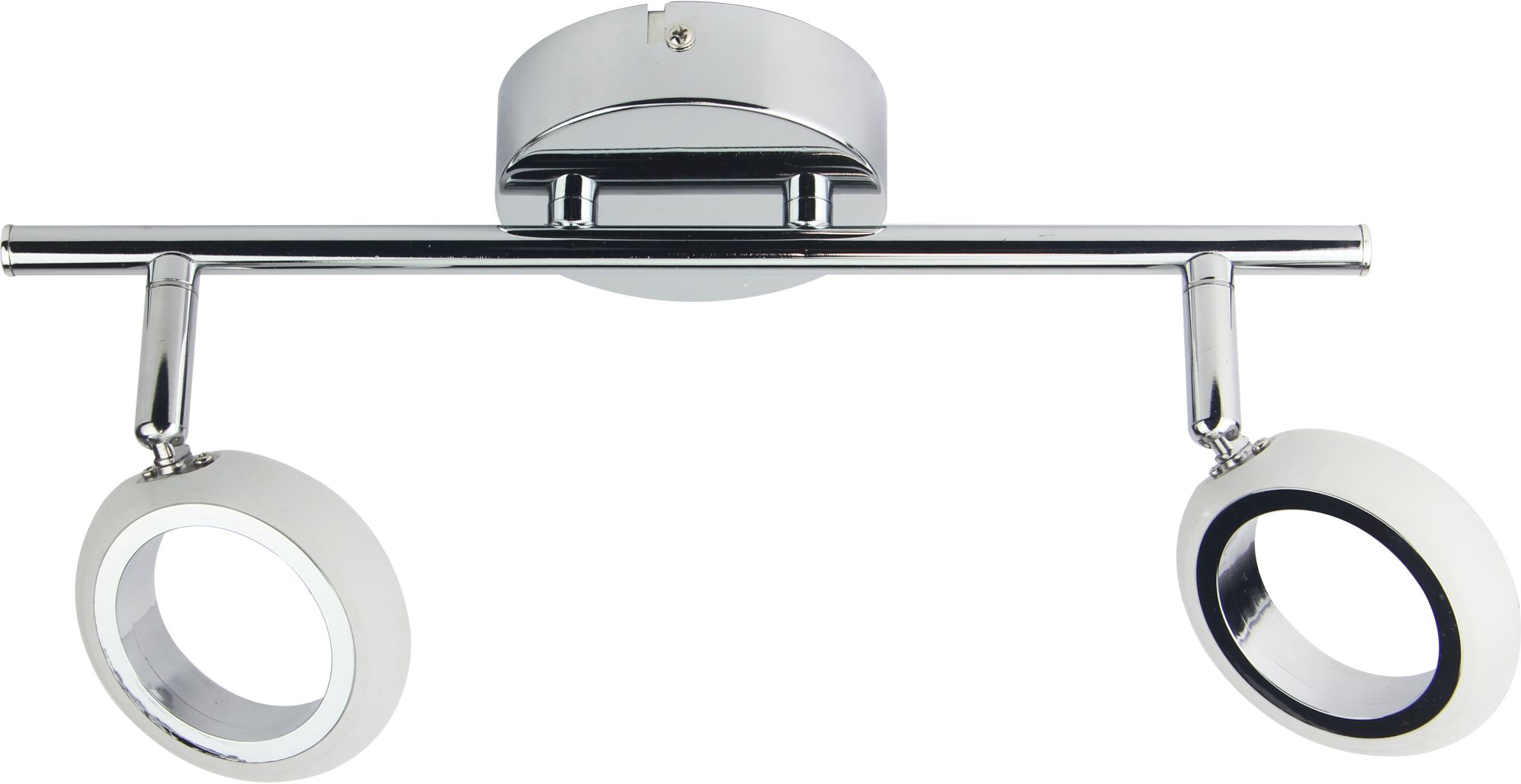 Candellux Aurelion lámpara de techo 2x4 W cromo 92-65575