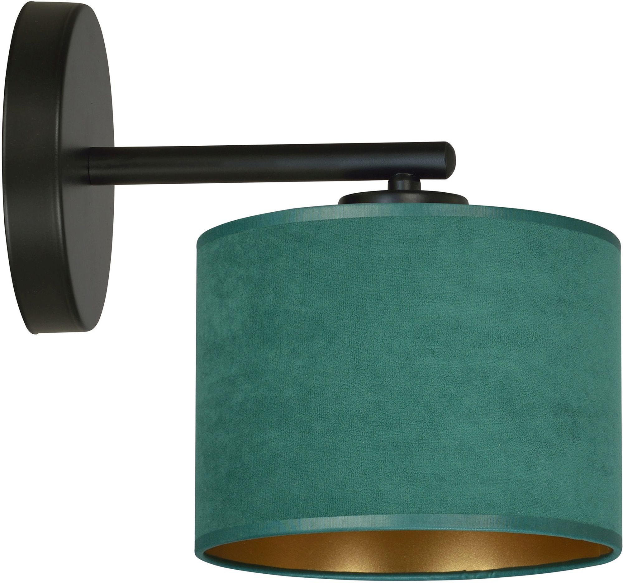 Emibig Hilde lámpara de pared 1x15 W negro-verde-oro 1051/K1