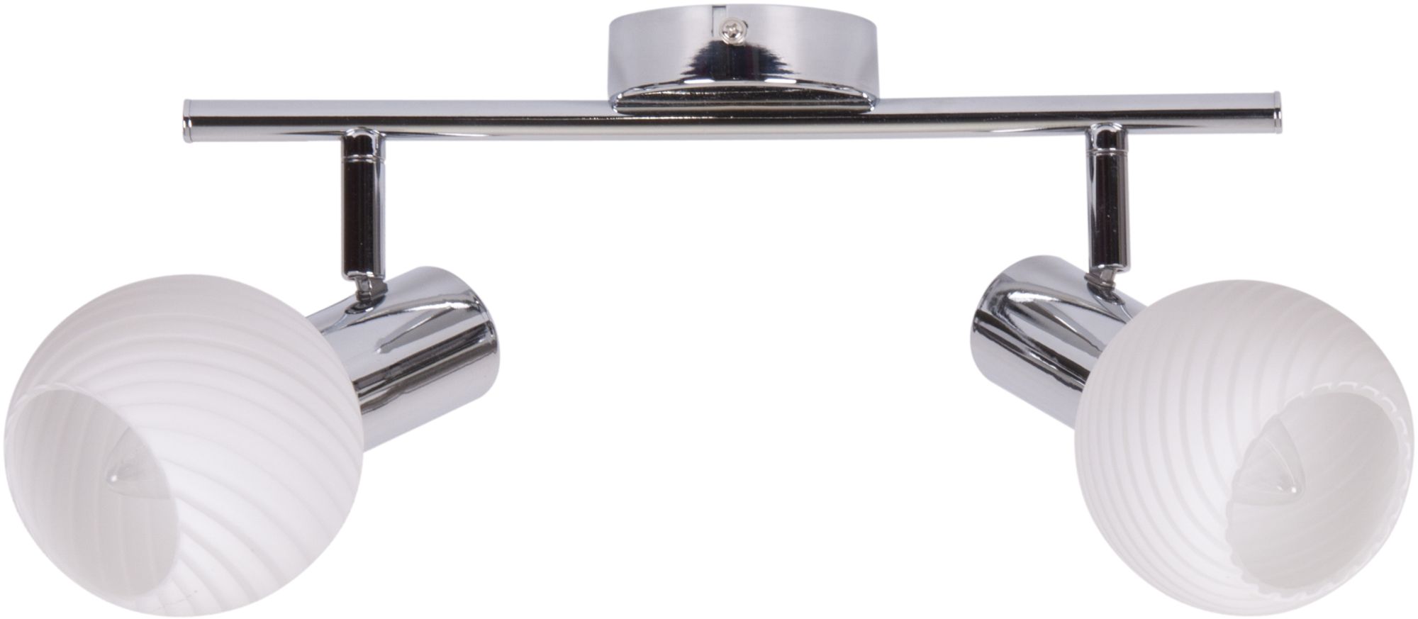 Candellux Turno lámpara de techo 2x40 W blanco-cromo 92-94202