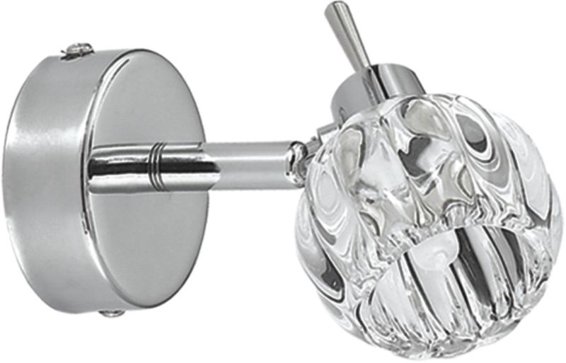 Candellux Bombola lámpara de pared 1x40 W cromo-cristal 91-70289