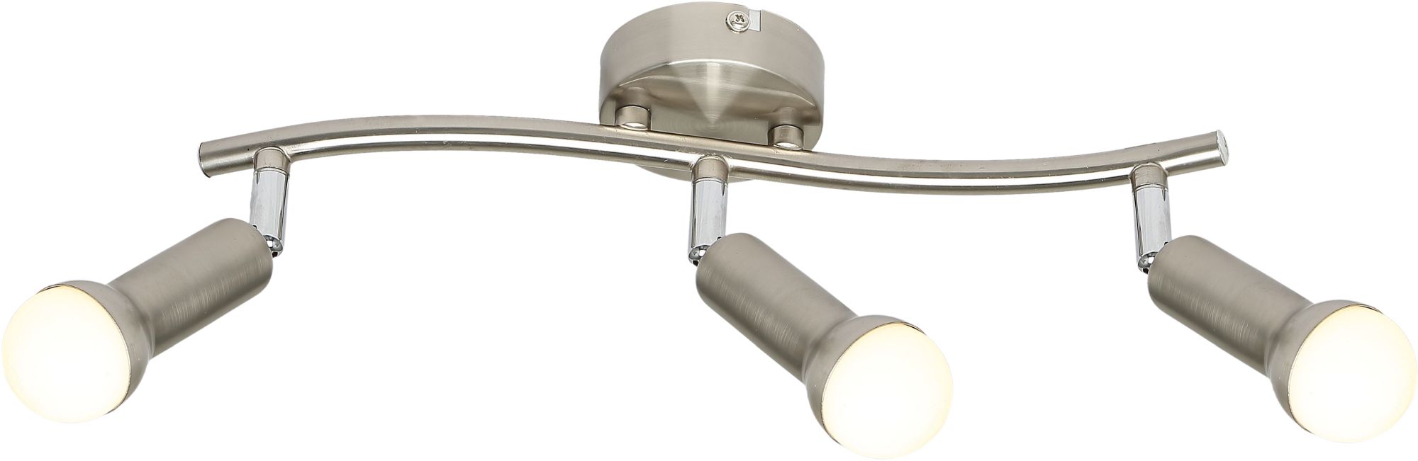 Candellux Arc lámpara de techo 3x40 W níquel 93-63465