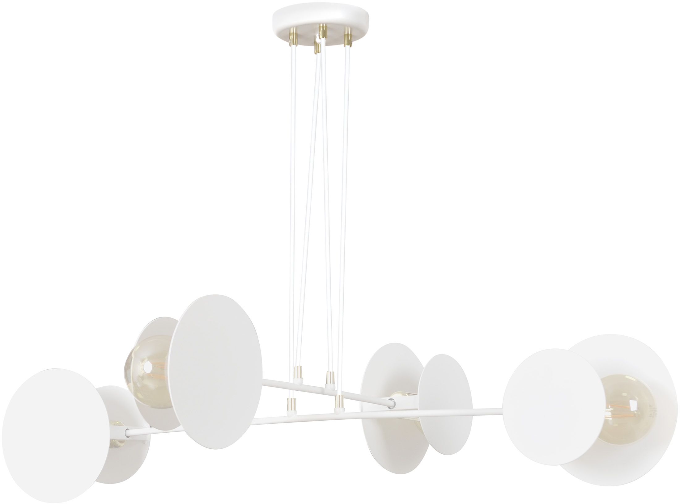 Emibig Idea lámpara colgante 4x15 W blanco 793/4