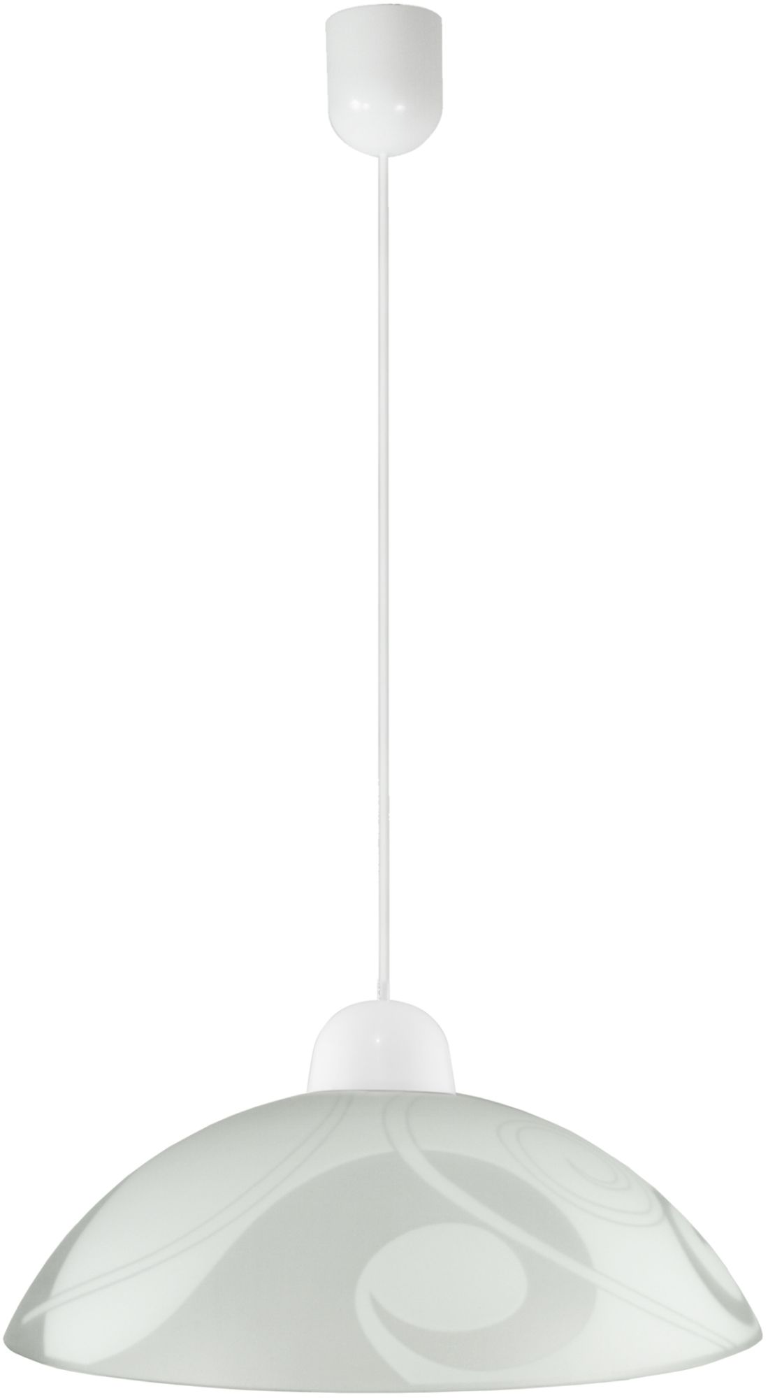 Candellux Lakonia lámpara colgante 1x60 W blanco 31-48205