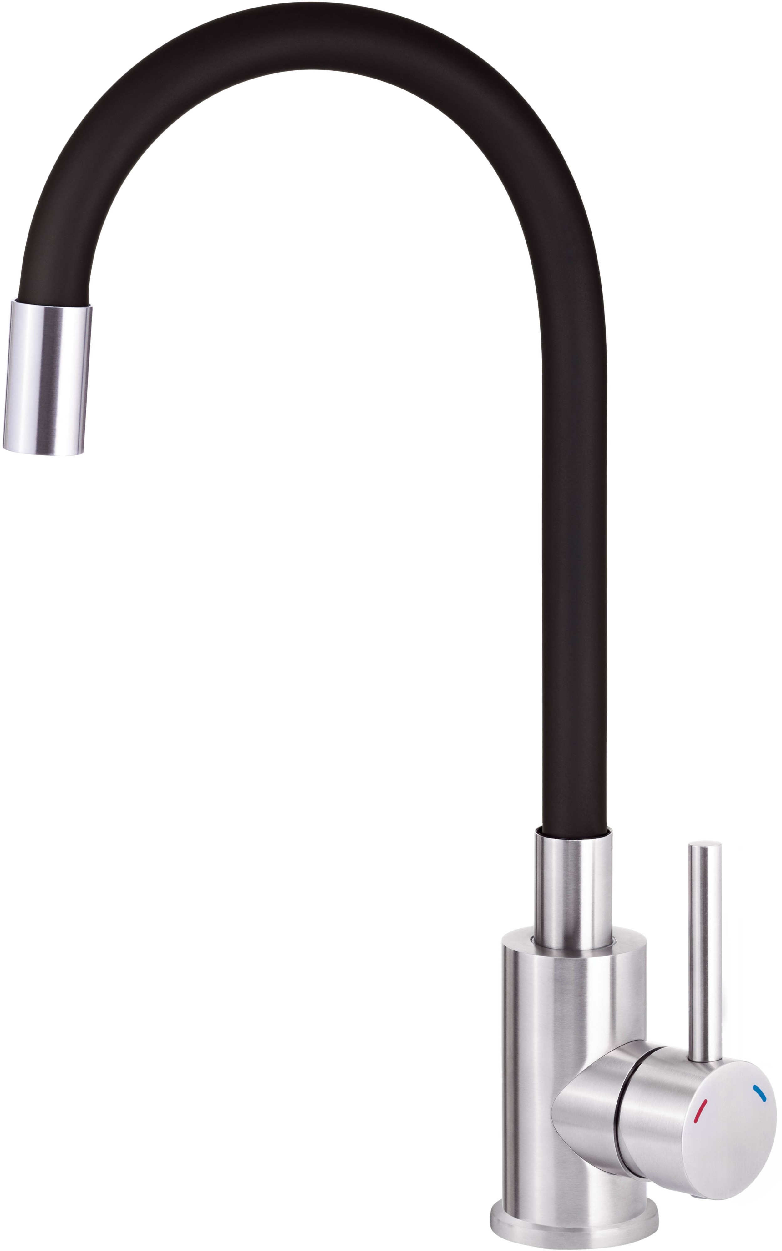 Deante Neo Luno grifo de cocina de pie acero inoxidable-negro BOCB720