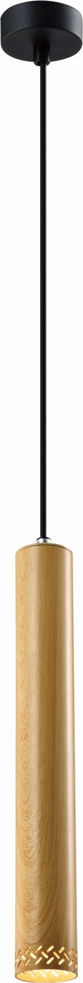 Candellux Tubo lámpara colgante 1x25 W madera 31-78599