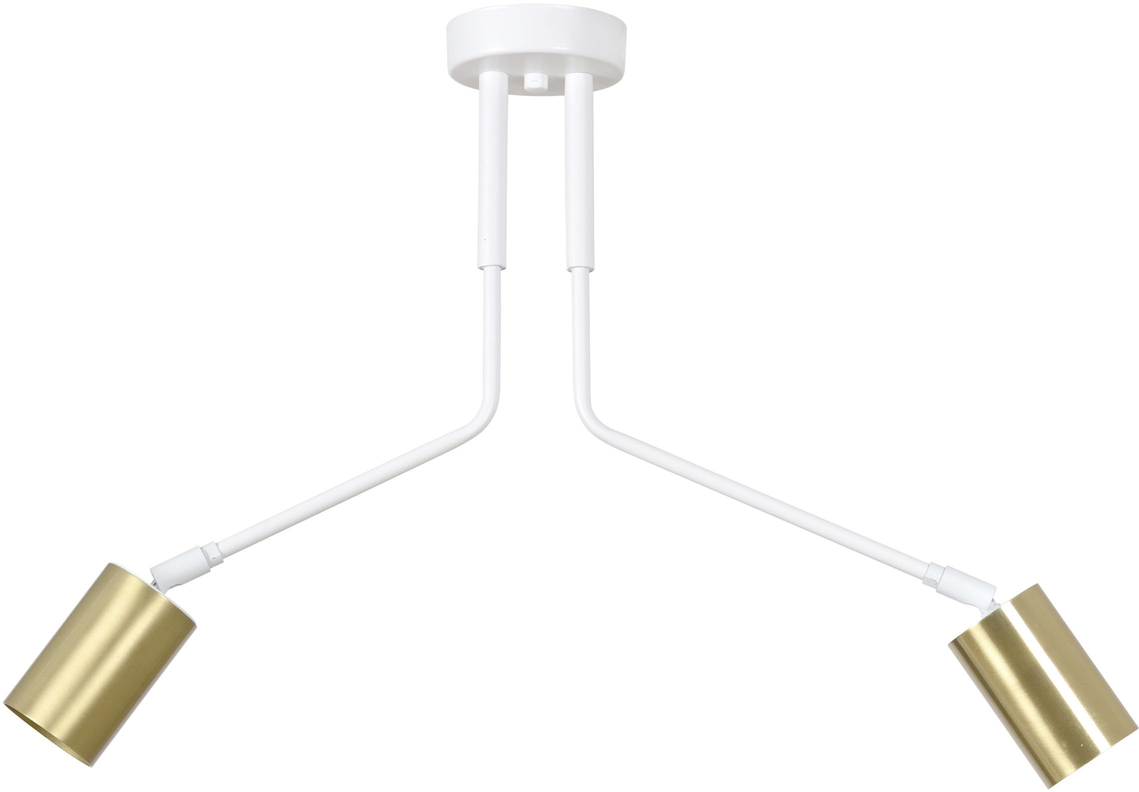 Emibig Verno lámpara de techo 2x8 W blanco-oro 656/2