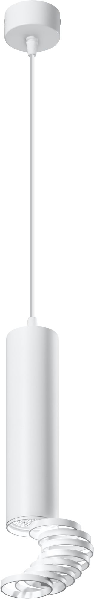 Candellux Tuba lámpara colgante 1x50 W blanco 31-77707