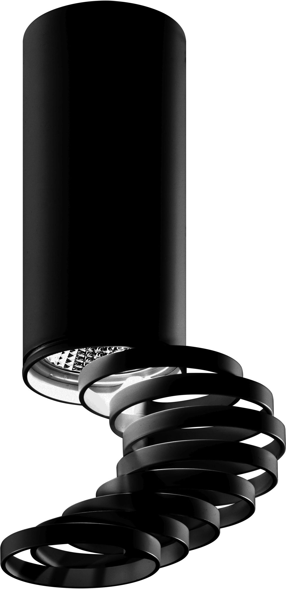 Candellux Tuba lámpara de techo 1x50 W negro 2282732