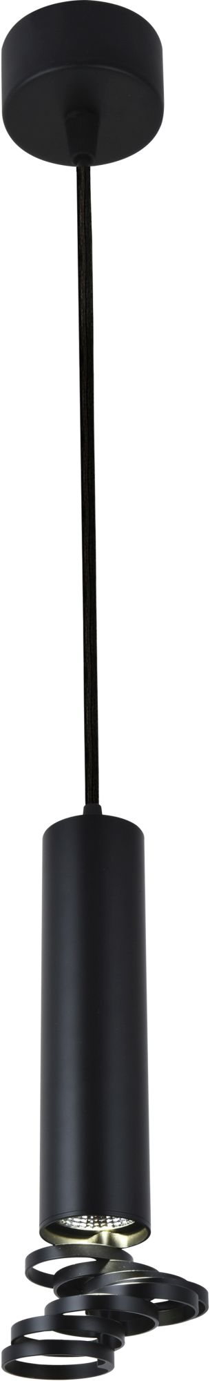 Candellux Tuba lámpara colgante 1x50 W negro 31-77714