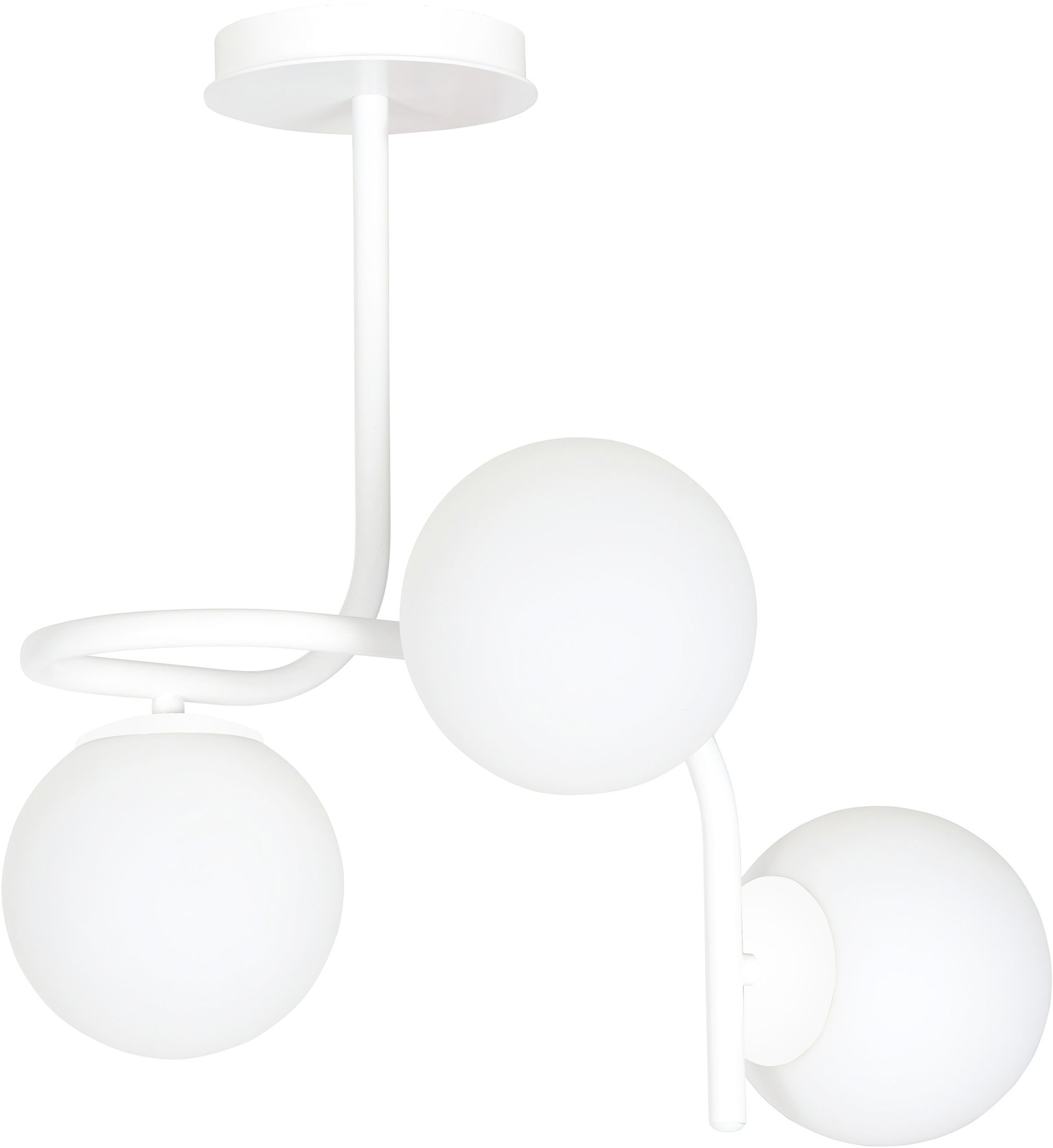 Emibig Kalf lámpara de techo 3x10 W blanco 1031/3