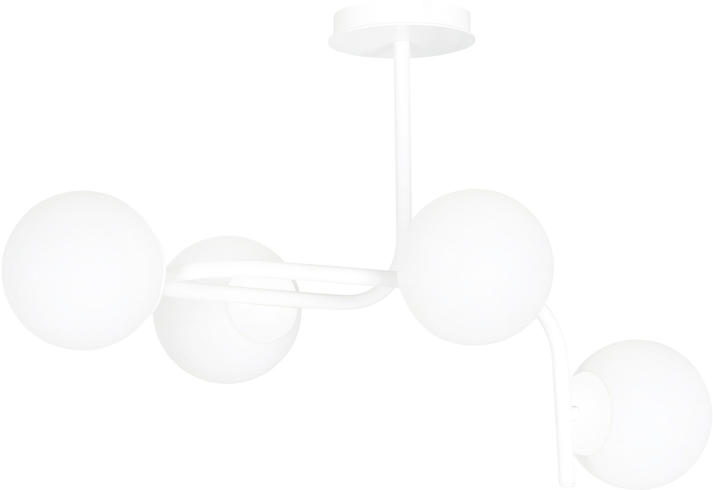 Emibig Kalf lámpara de techo 4x10 W blanco 1031/4A