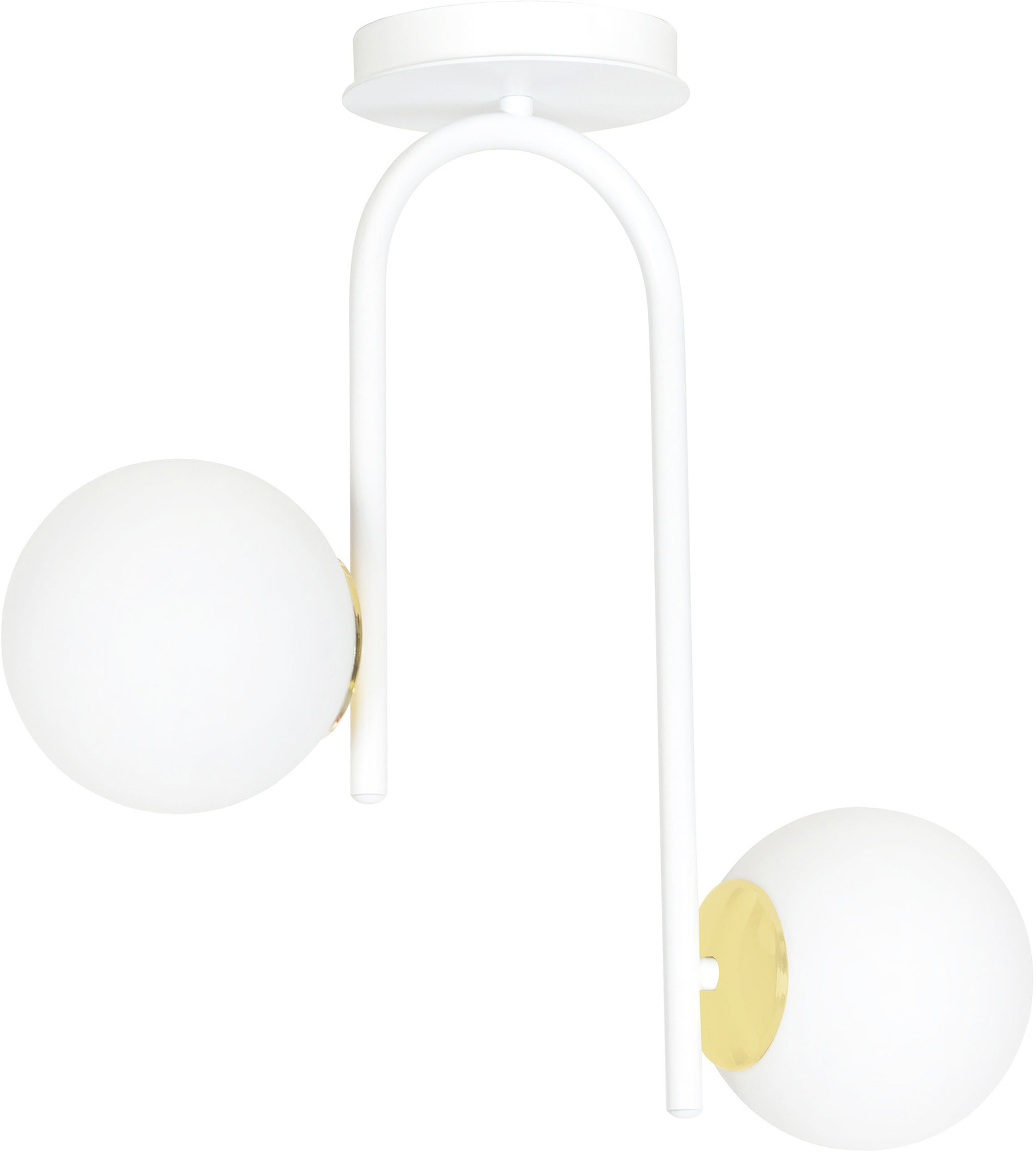 Emibig Ragnar lámpara de techo 2x10 W blanco-oro 1033/2