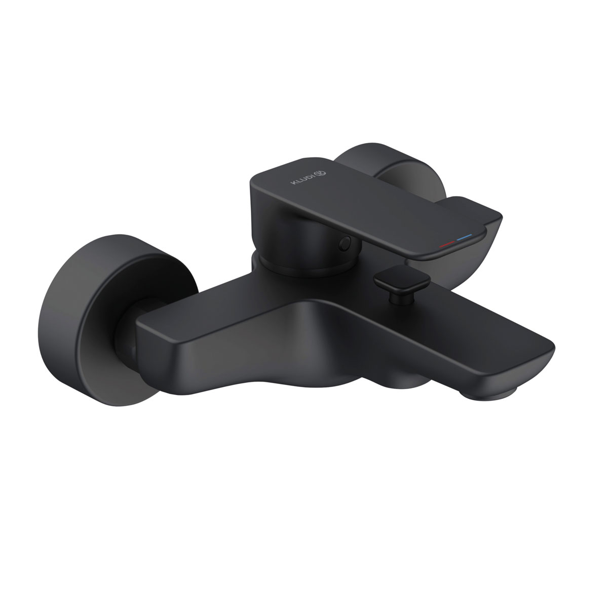 Kludi Pure&Style grifo de bañera y ducha a pared negro 406813975