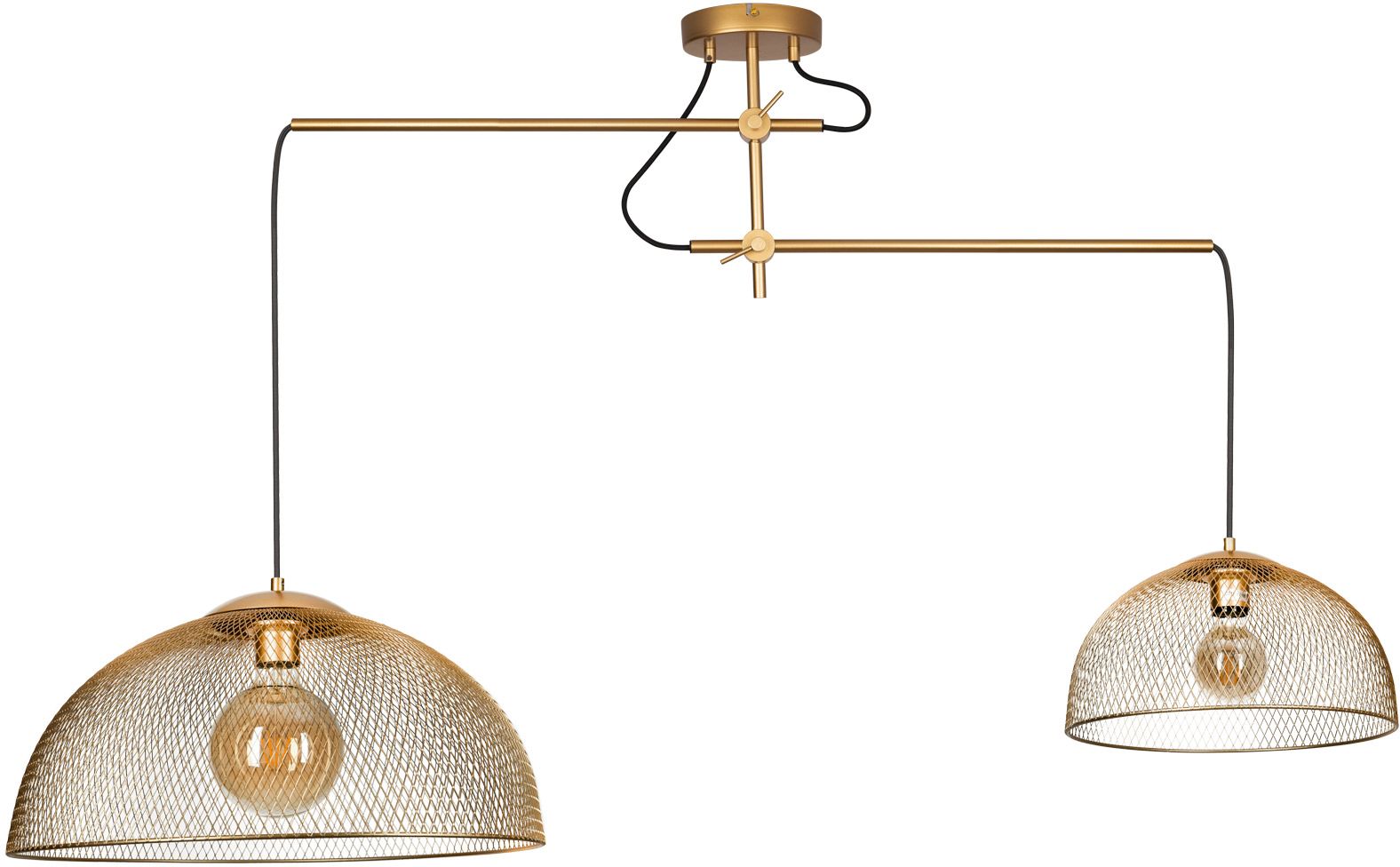 MaxLight Concept lámpara colgante 2x60 W oro P0454
