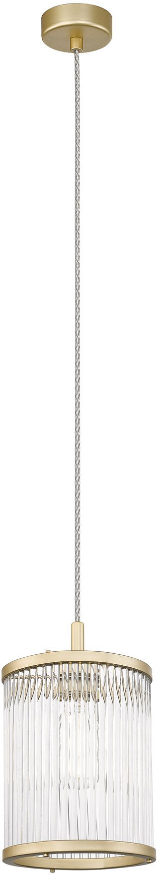 Zuma Line Sergio lámpara colgante 1x60 W transparente-oro P0528-01F-V6AC